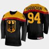 germany hockey alexander karachun 2022 iihf world championship away jersey black