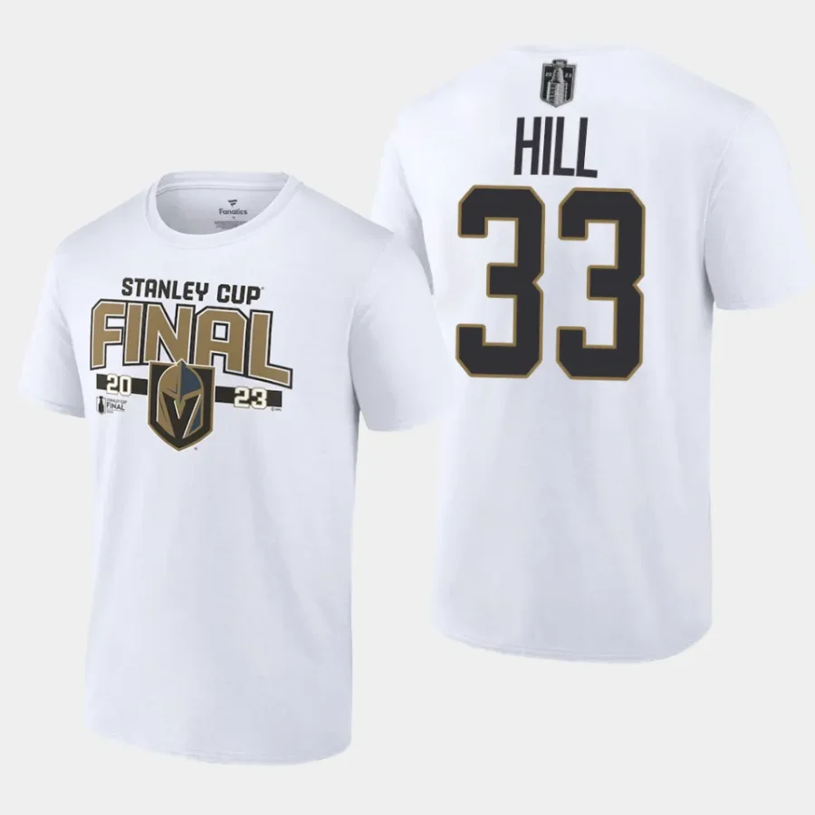 golden knights adin hill white 2023 stanley cup final t shirt