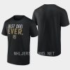 golden knights custom black 2023 fathers day gift best dad ever t shirt