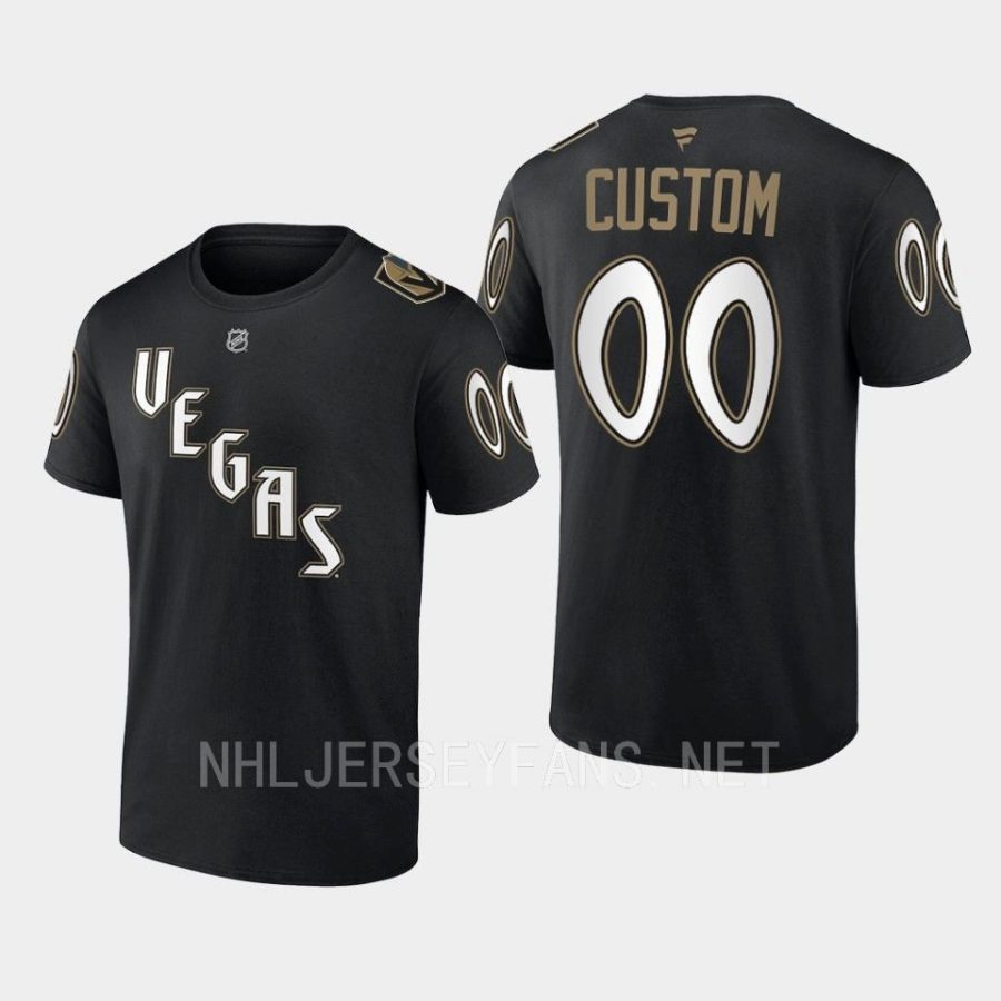 golden knights custom blackname number 2022special edition 2.0 t shirt