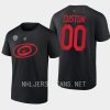 hurricanes custom black name number 2023 stadium series t shirt