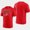 hurricanes red 2023 nhl stanley cup playoffs tri blend t shirt