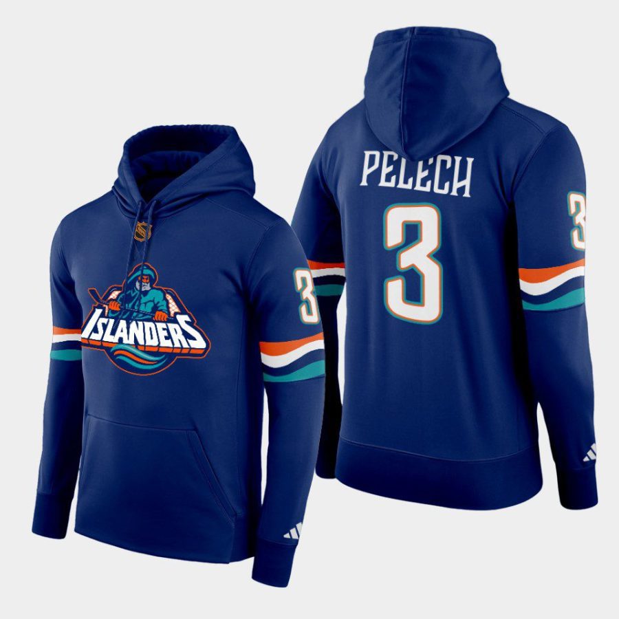 islanders adam pelech navy reverse retro 2.0 special edition hoodie