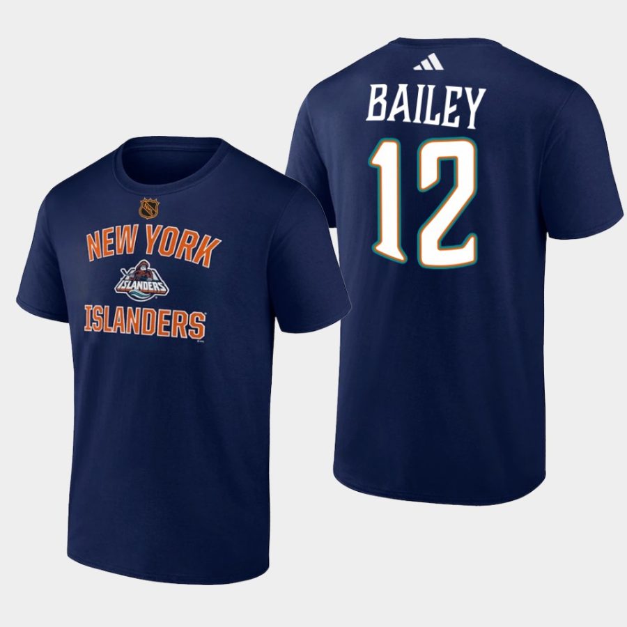 islanders josh bailey navy reverse retro 2.0 wheelhouse t shirt