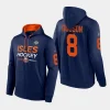 islanders noah dobson navy 2024 nhl stadium series authentic pro pullover hoodie