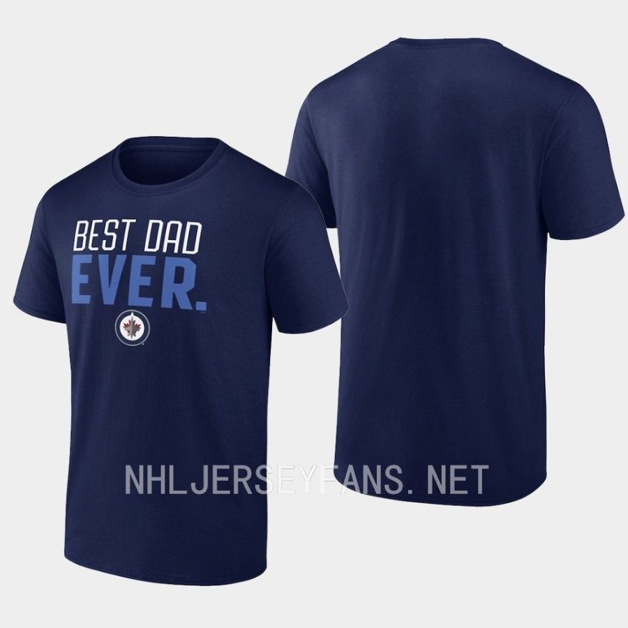 jets custom navy 2023 fathers day gift best dad ever t shirt