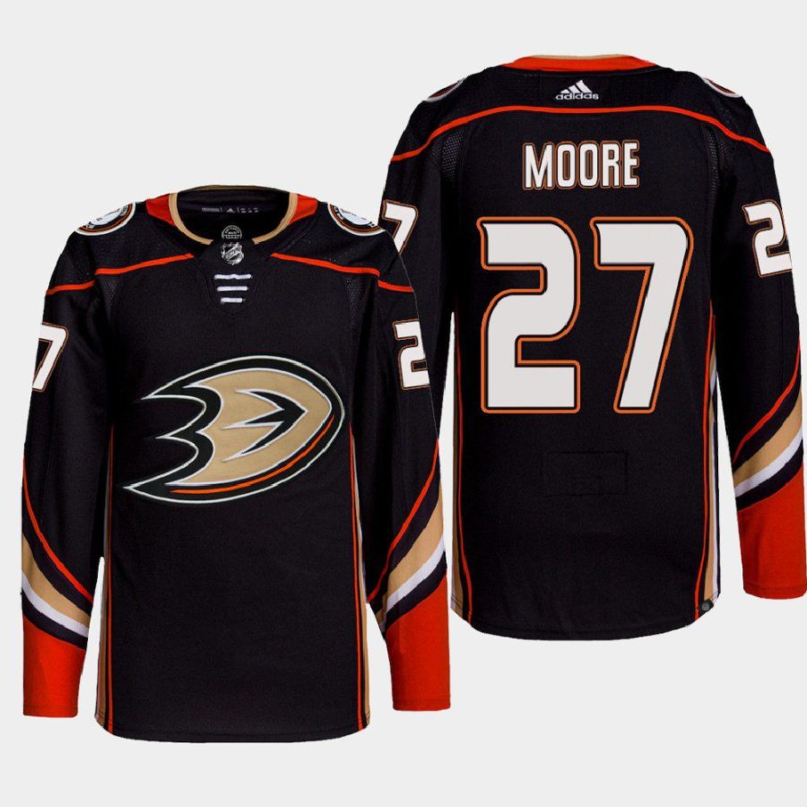 john moore ducks black home authentic primegreen jersey