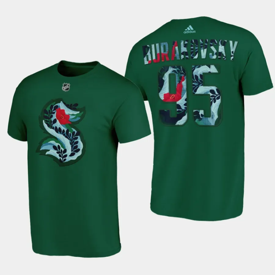 kraken andre burakovsky green 2024 green night special t shirt