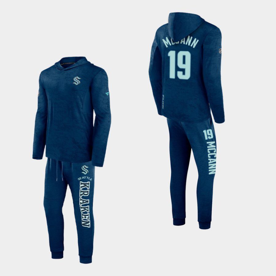 kraken jared mccann blue authentic pro hoodie pants set