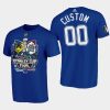 lightning custom blue 2022 stanley cup final matchup mascot tee