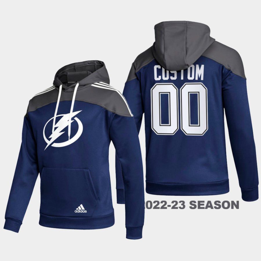 lightning custom blue stylish aeroready pullover hoodie