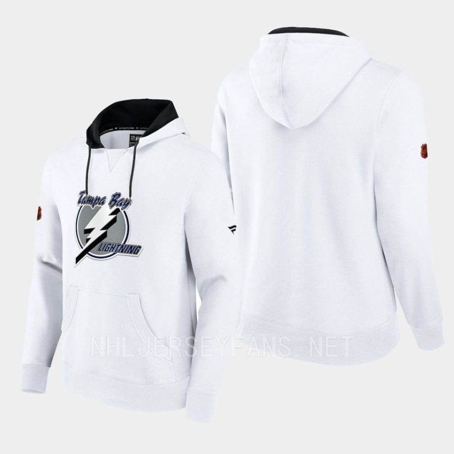 lightning white special edition 2.0 team logo pullover hoodie