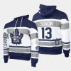 maple leafs mats sundin navy white mitchell ness pullover hoodie