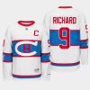 maurice richard canadiens white winter classic 2016 throwback jersey