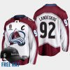 men avalanche gabriel landeskog free hat 2022 stanley cup champions white jersey