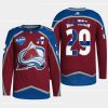 men avalanche nathan mackinnon finland edition 2022 nhl global series burgundy jersey