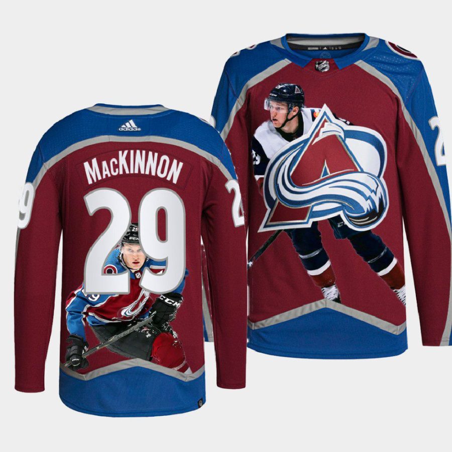 men avalanche nathan mackinnon special 2022 playoffs impact player burgundy jersey