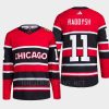 men blackhawks taylor raddysh 2022 authentic primegreen reverse retro 2.0 red jersey