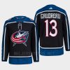 men blue jackets johnny gaudreau 2022 authentic primegreen reverse retro 2.0 navy jersey