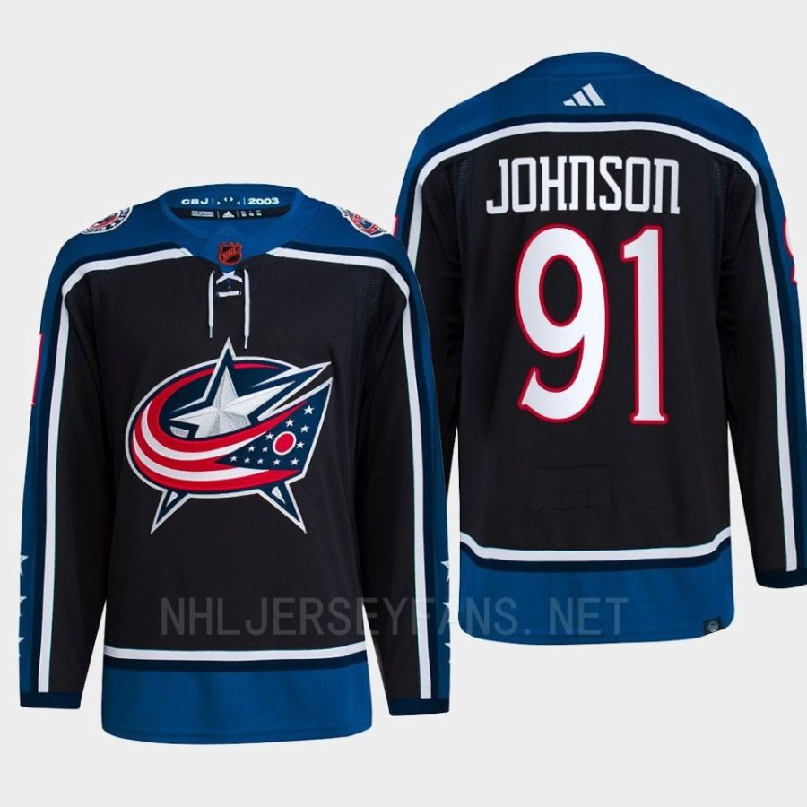 men blue jackets kent johnson 2022 authentic primegreen reverse retro 2.0 navy jersey