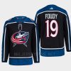 men blue jackets liam foudy 2022 authentic primegreen reverse retro 2.0 navy jersey