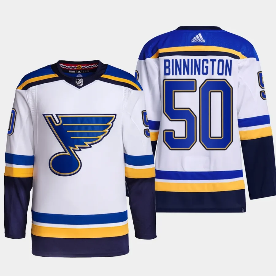 men blues jordan binnington primegreen away authentic pro white jersey