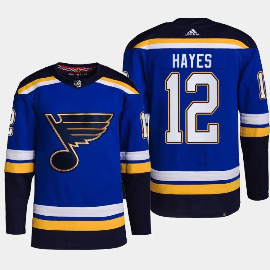 men blues kevin hayes primegreen home authentic pro blue jersey