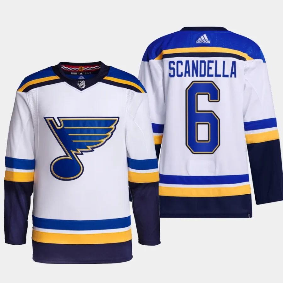 men blues marco scandella primegreen away authentic pro white jersey