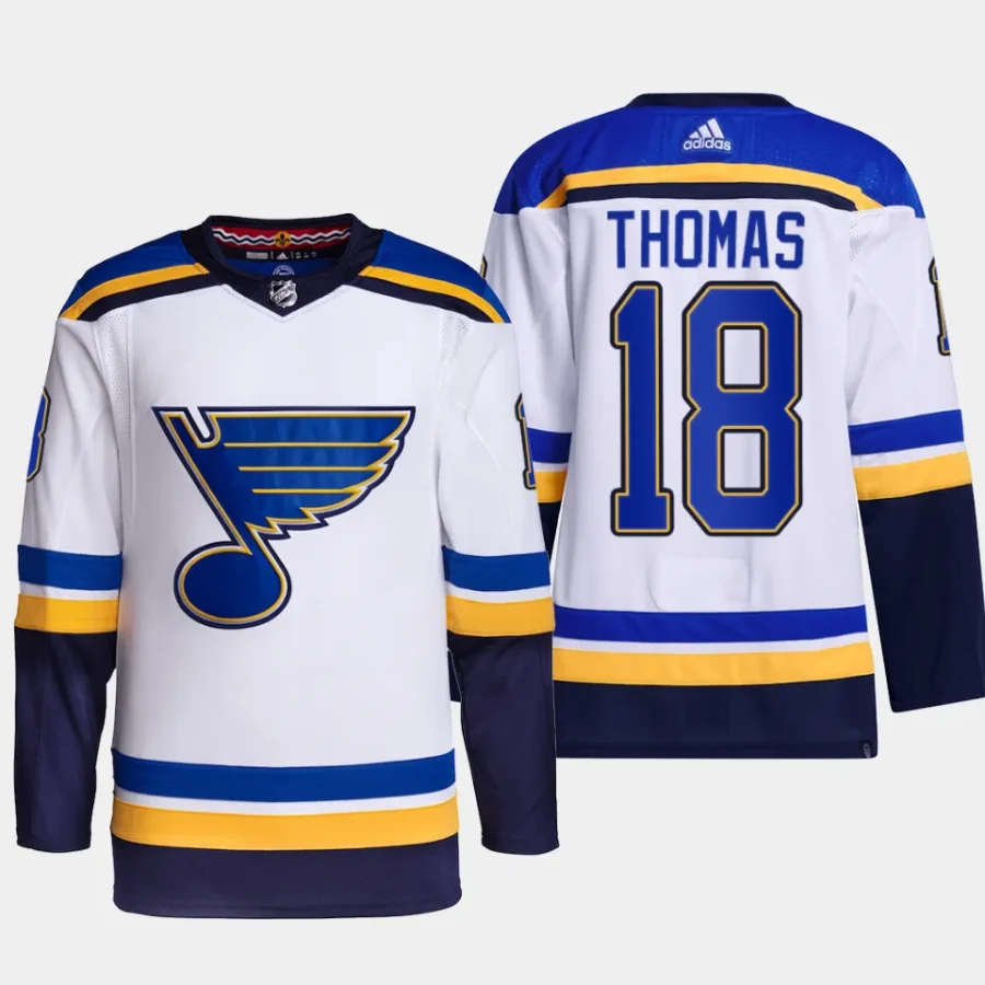 men blues robert thomas primegreen away authentic pro white jersey