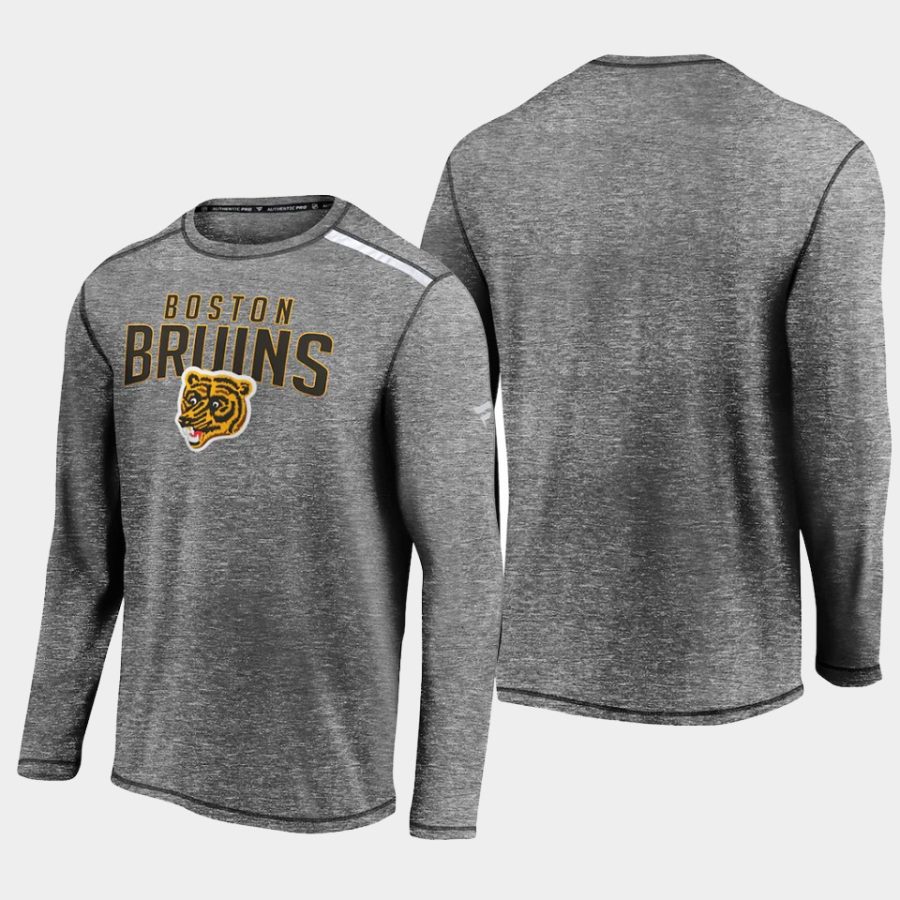 men boston bruins special edition gray long sleeve t shirt