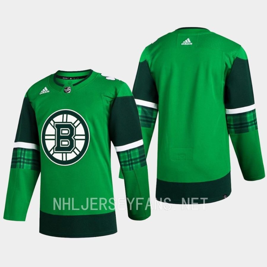 men bruins 2023 st. patricks day primegreen authentic jersey green