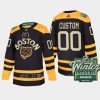 men bruins custom authentic 2023 winter classic black jersey