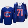 men canadiens jake evans special edition radioteledon 2022 royal jersey