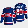 men canadiens juraj slafkovsky men 2022 nhl draft reverse retro navy jersey