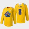 men canucks conor garland 2022 warmup diwali night yellow jersey