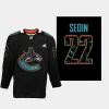 men canucks daniel sedin special edition first nations 2023 black jersey