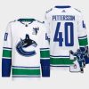 men canucks elias pettersson away kevin bieska patch white jersey