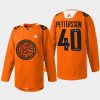 men canucks elias pettersson warmup national day for truth and reconciliation 2022 orange jersey