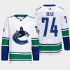 men canucks ethan bear authentic primegreen away white jersey