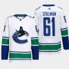 men canucks riley stillman 2022 23 away authentic white jersey