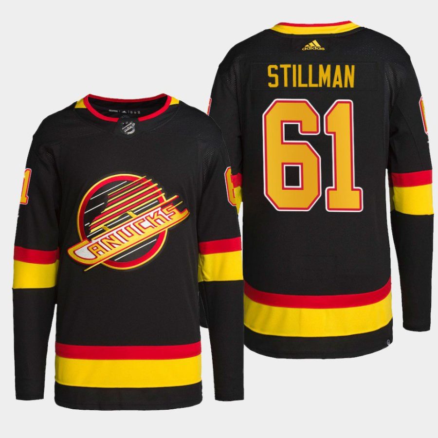 men canucks riley stillman 2022 23 retro authentic pro black jersey