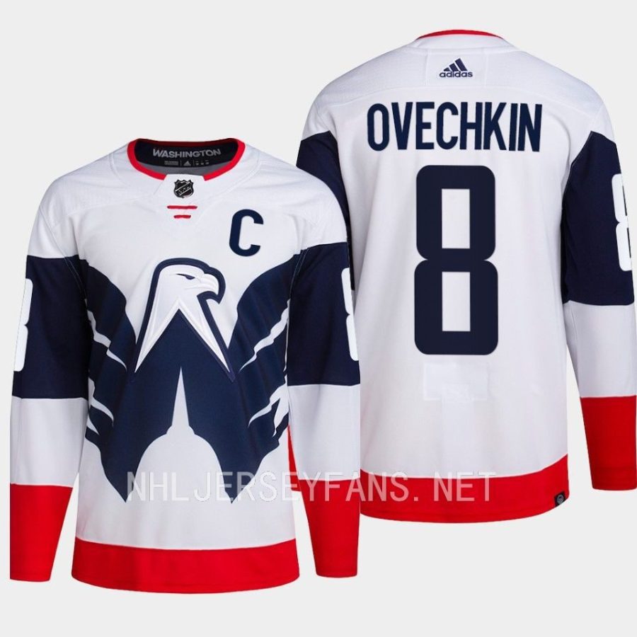 men capitals alexander ovechkin primegreen authentic 2023 nhl stadium series white jersey