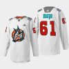 men coyotes dysin mayo warmup los yotes night 2022 white jersey