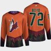 men coyotes travis boyd 2022 authentic primegreen reverse retro 2.0 orange jersey