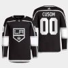 men custom kings black home primegreen authentic pro jersey