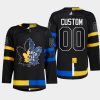 men custom maple leafs black split edition drew house alternate jersey