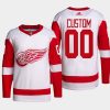 men custom red wings white away primegreen authentic pro jersey