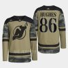 men devils jack hughes 2022 authentic practice military appreciation camo jersey