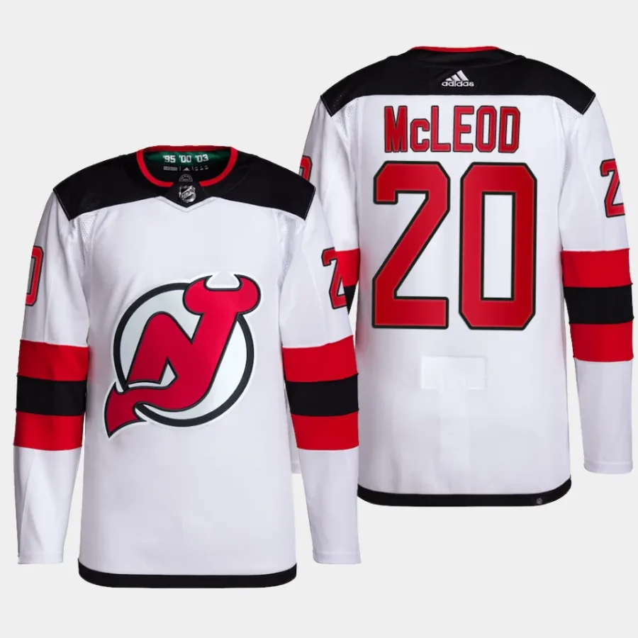 men devils michael mcleod primegreen away authentic pro white jersey