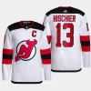 men devils nico hischier primegreen away authentic pro white jersey